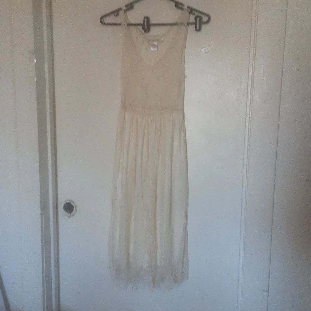 Anna- Kaci Sheer Lace Slip Dress Sz M/ L - Picture 1 of 9